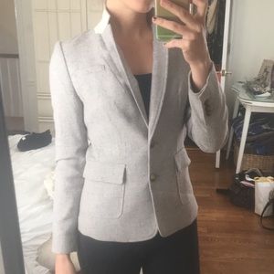 Banana Republic Light Gray Blazer